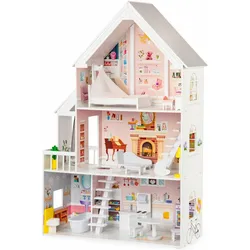 EcoToys Puppenhaus aus Holz xxl