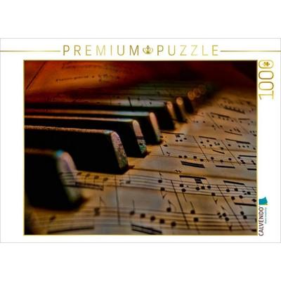 CALVENDO Puzzle Klavier Solo für zehn Finger | 1000 Teile Lege-Größe 64x48cm Foto-Puzzle für glückliche Stunden, Sonstige von , Calvendo Puzzle
