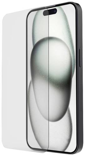 hama 00222703 Handy-Schutzglas Clear Protect für Apple iPhone 15, Montagehilfe