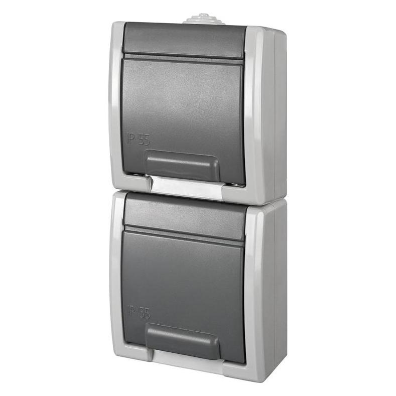 Elektro-Plast SOCKET AQUANT 1254-10 GREY (1254-10)