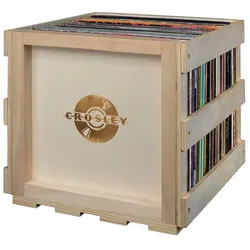 Crosley Record Storage Crate (Plattenteller), Plattenspieler Zubehör, Braun