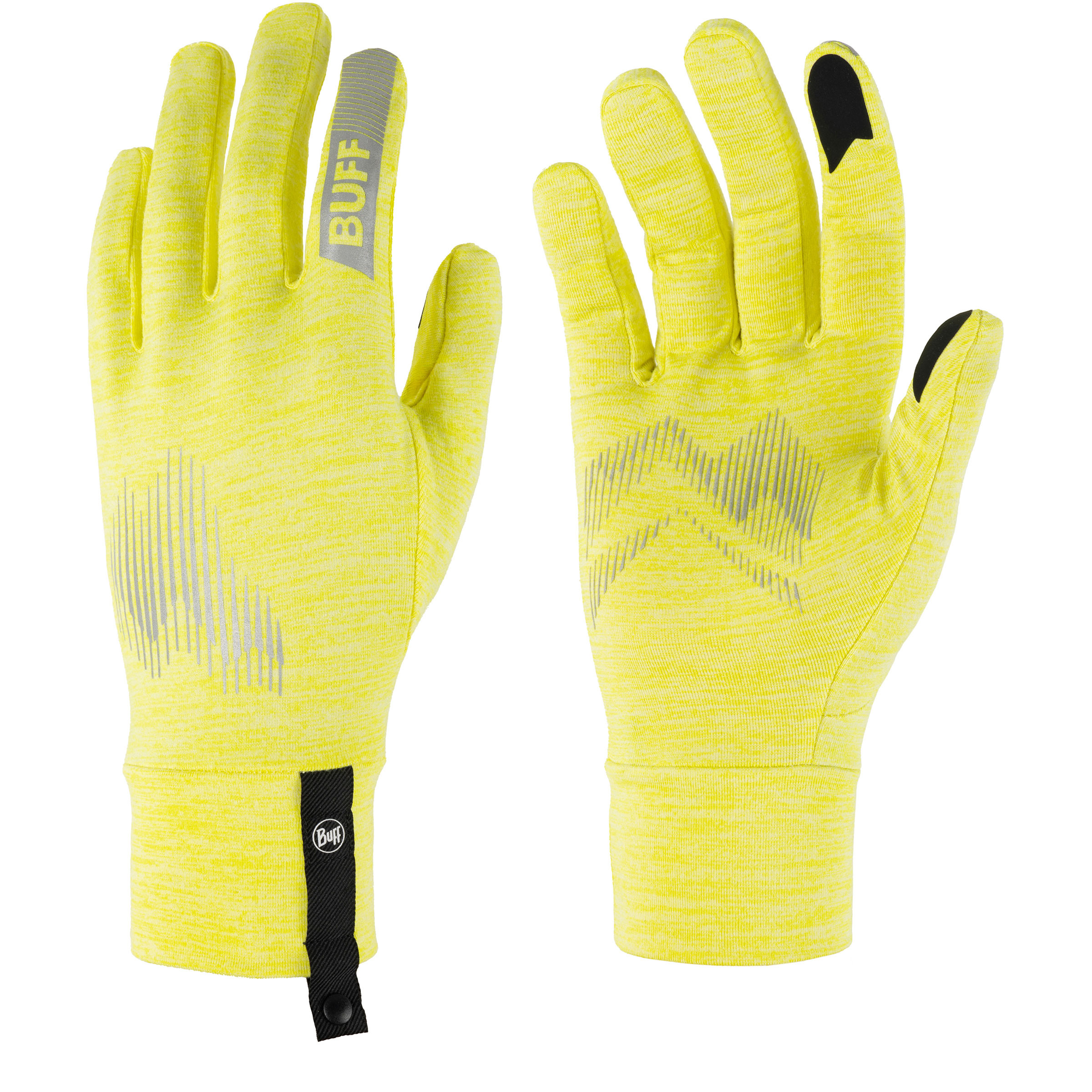 Buff Dryflx G DFX Fingerhandschuhe gelb Größe L Laufen Schnell trocknend