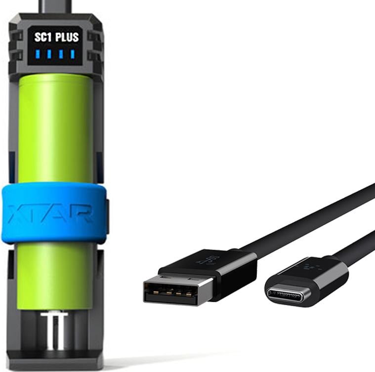 XTAR SC1 Plus USB-oplader met één laadpoort