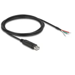 DeLOCK Adapterkabel USB 2.0 Typ-A zu seriell RS-485 3 x offene Kabelenden 2 m