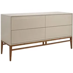 AC ANGEL CERDA Angel Cerdá Sideboard aus grauem Holz und Nussbaum 3074C