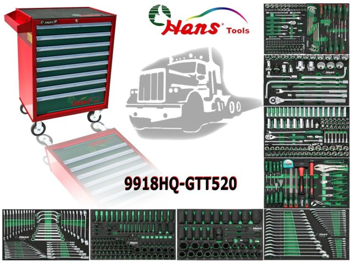 Hans Carrello portautensili TRUCK 8 Schubladen 520St.