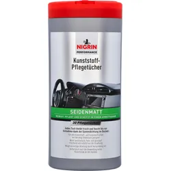 NIGRIN feuchte Reinigungstücher Performance Kunststoffpflege seidenmatt