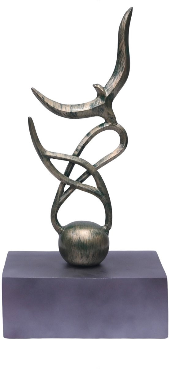 Handgemaakte Kunst As Urn voor Menselijk of Dierlijk As - 3,5 liter