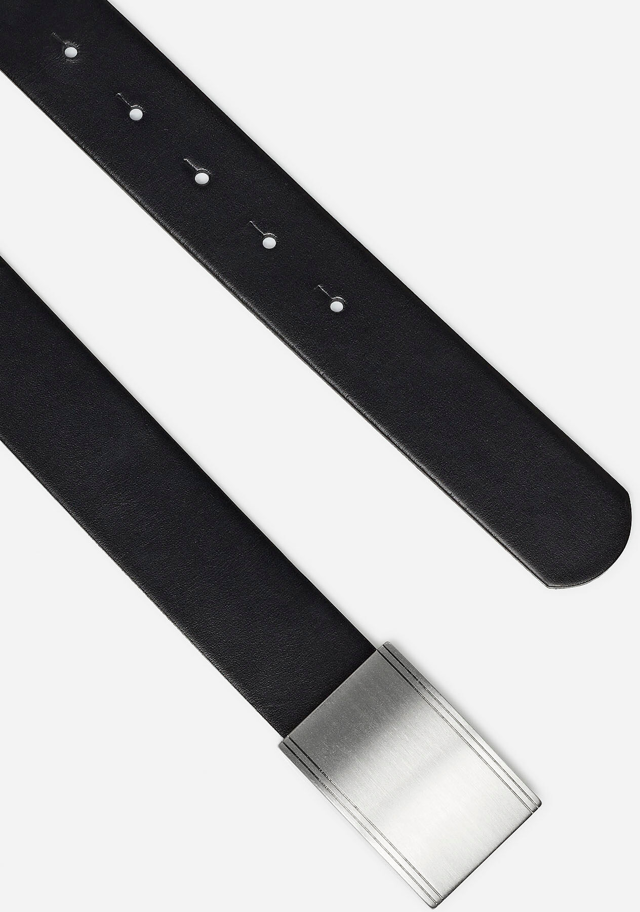 Ledergürtel MONTI "POTSDAM", Herren, Gr. 115, schwarz (schwarz uni), Leder, unifarben, Gürtel Ledergürtel, 3,5 cm breit, Klassisch-Business, Koppelschliesse schwarz uni 115