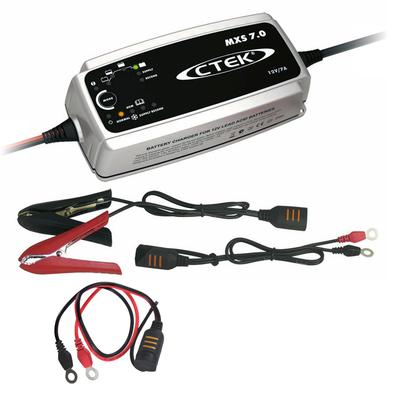 Ctek Batterieladegerät MXS 7.0 + Schnellkontakt M8 [Hersteller-Nr. 10850330]