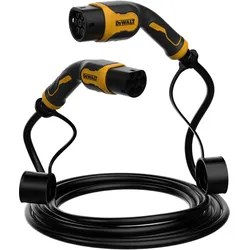 DeWalt, Elektroauto Ladekabel, Ladekabel für Elektrofahrzeuge – – 3,7 kW – Typ 2 – 5 m – TPU-Kabel – 32 A (Typ 2, 3.70 kW, 32 A, 5 m)