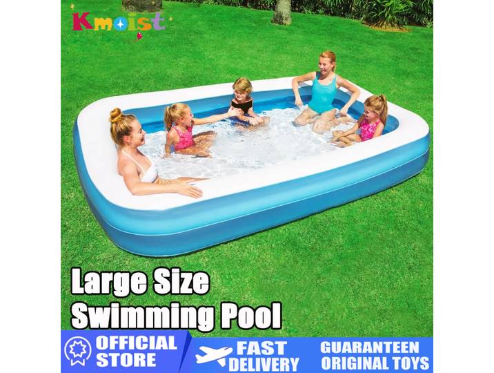 Grande piscine gonflable de 2/3M, grandes piscines à cadre amovible pour la famille et les enfants, Desmomtables Alberca au-dessus du sol