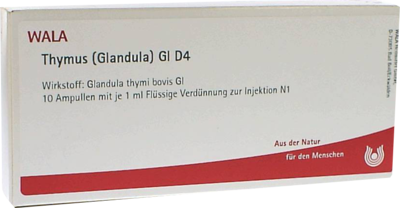 WALA Heilmittel GmbH THYMUS GLANDULA GL D 4 Ampullen 10X1 ml 02829441