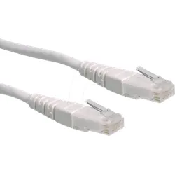 ROLINE 21151556 - Patchkabel Cat.6, UTP, weiß, 3 m