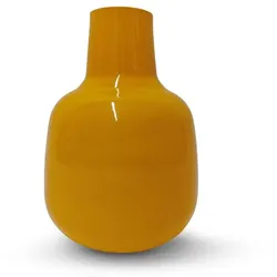 Vase 13,5 cm Glas Gelb