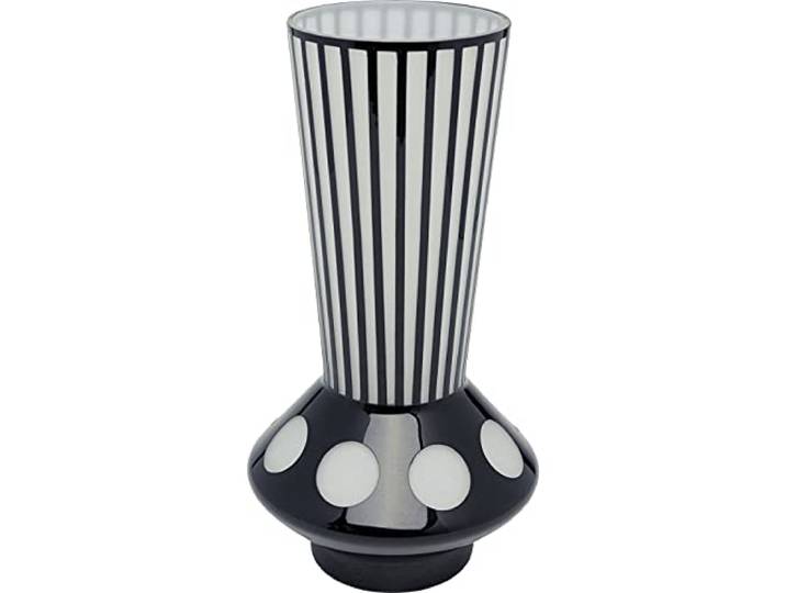 Kare Design Vase Brillar, schwarz/weiß, Artikelhöhe 40cm