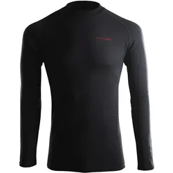 Oxford, Herren, Funktionsshirt, Atmos Heatcore Base Layer Top LA2521 Unisex-Thermo-Basisschichtsystem, grau, L-XL (L, XL), Schwarz