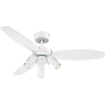 Westinghouse Jet Plus Deckenventilator Flügelfarbe: Weiß Gehäusefarbe (Details): Weiß
