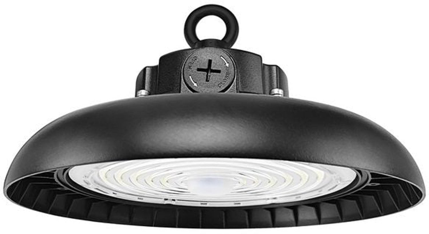 Tsong UFO LED High Bay Lamp - 200W - 41.000 lm - Daglichtwit 6000K - Instelbaar 120/160/200W - 0-10V Dimbaar - IP65 - Aluminium - Werkplaats-, Hal- en Garageverlichting