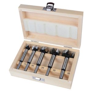 Makita Forstnerbohrer D-47363, Holzbohrer, 5-teilig, 15 - 35 mm Ø