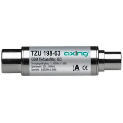 Axing TZU198-63 DVB-T-Tiefpassfilter 5 - 862 MHz, IEC TZU19863 TZU 198-63