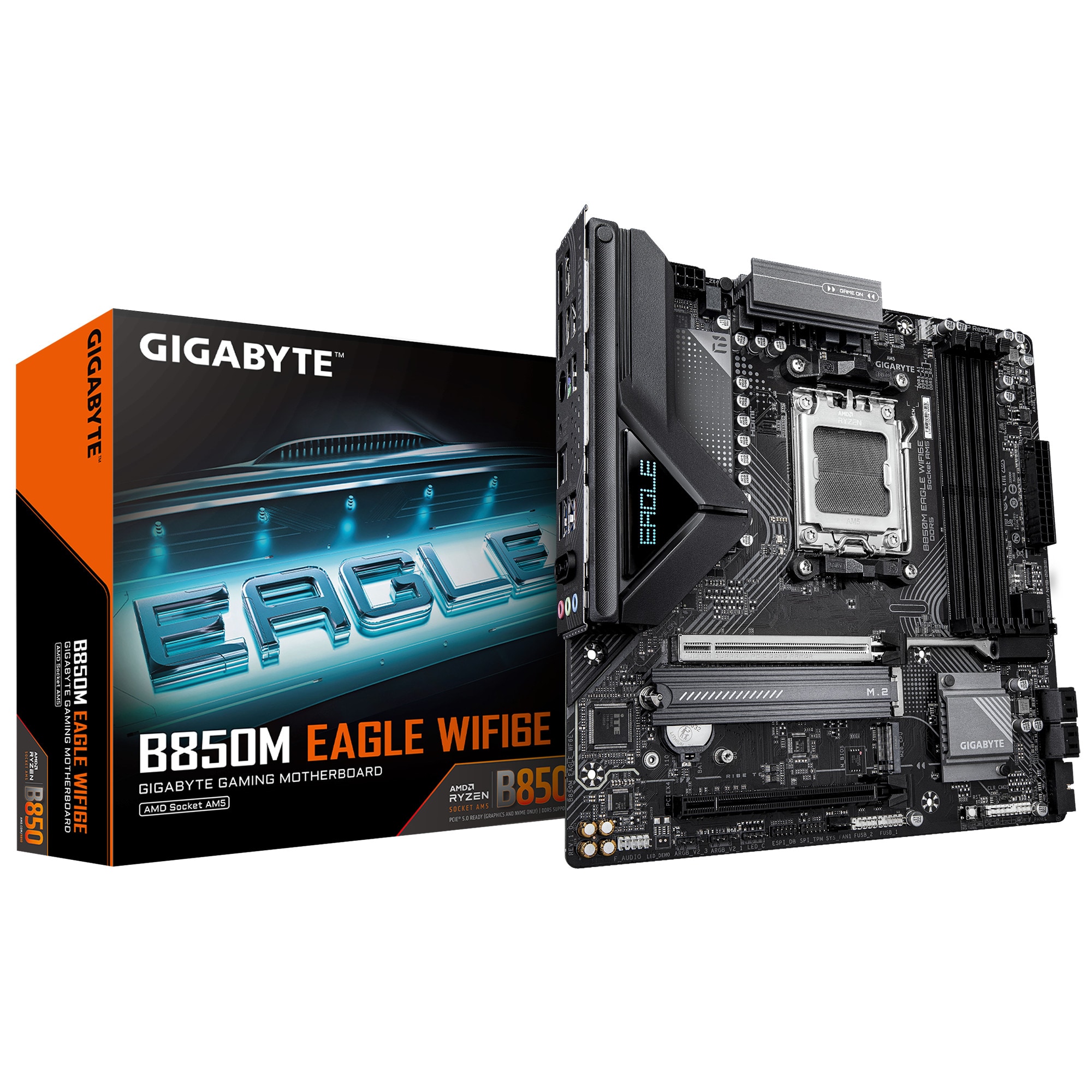 GIGABYTE B850M EAGLE WIFI6E mATX Mainboard - Sockel AM5