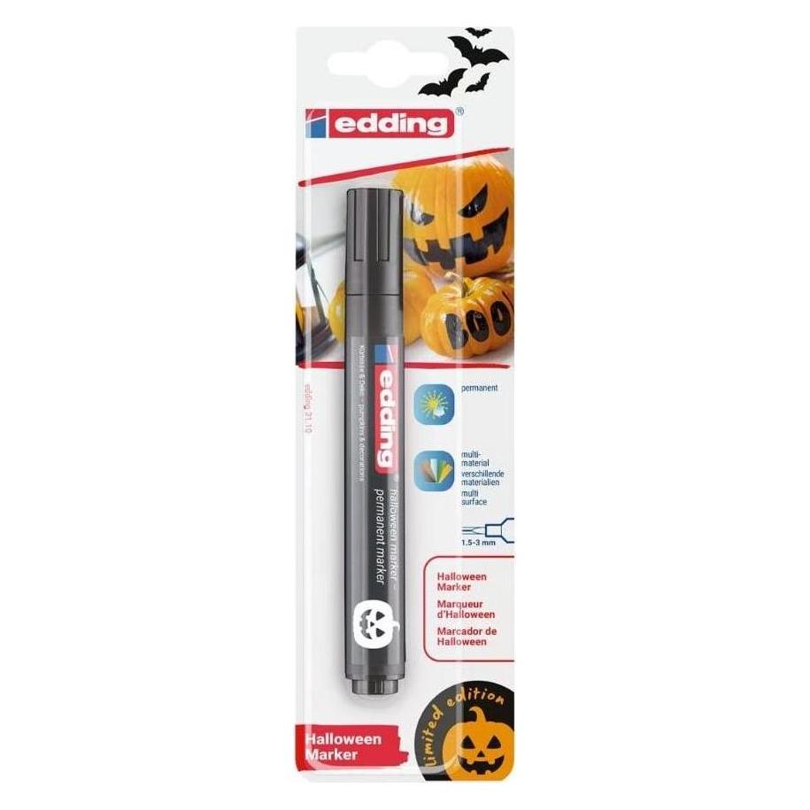 Edding Permanent-Marker Halloween 3110, 1.5 - 3 mm, Schwarz (1x) (4-52557)