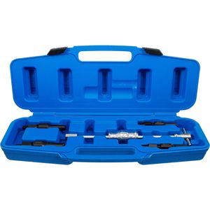 BGS-technic Lagerabzieher 70107, 5-tlg, für Grundloch & Innenlager, Spannweite 10 - 32 mm