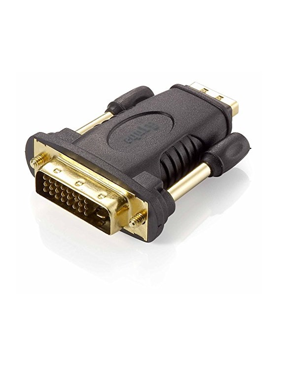 equip DVI 24+1 HDMI A Schwarz Kabelschnittstellen-/adapter to DVI-D Dual Link Adapter (118908)