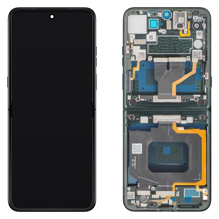 Motorola Display Unit fur Razr 60 Ultra, Sub Inner, Pantone Scarab (Display) (68954203)