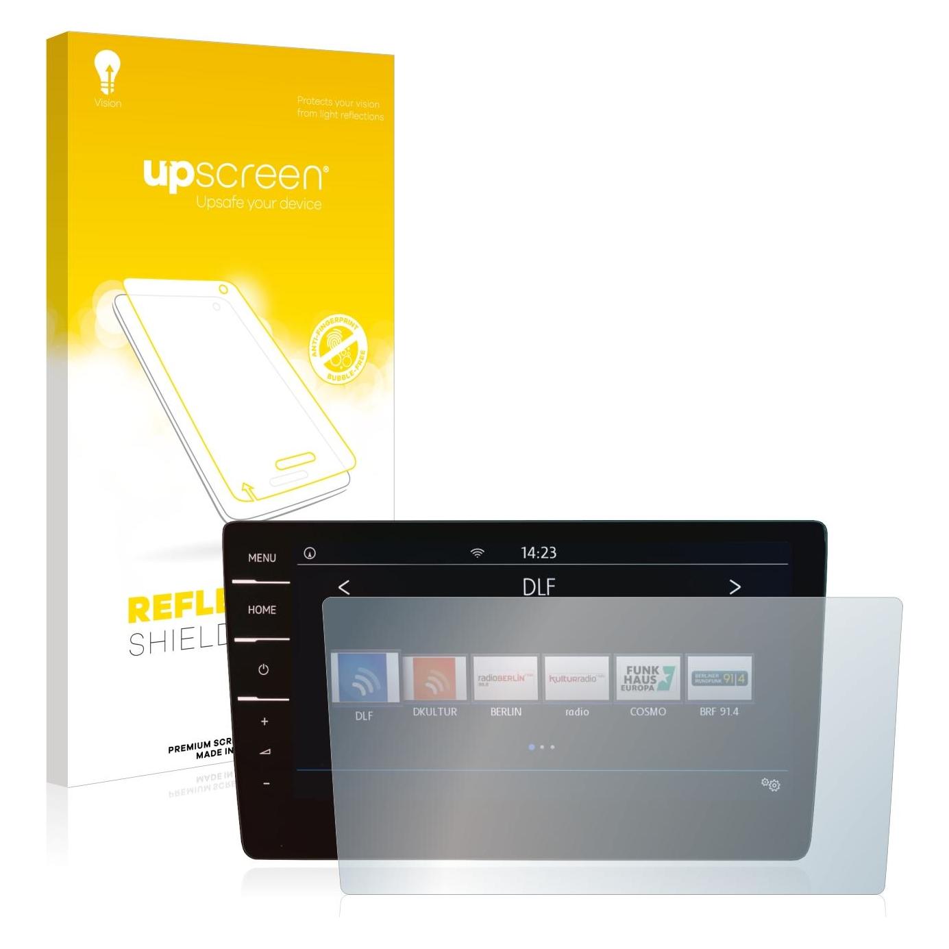 upscreen Schutzfolie für Volkswagen Arteon Shooting Brake TDI 2020 Discover Pro 9.2" 2020 Displayschutz (2940375)