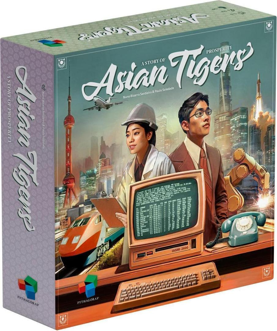 HOT Exclusive Asian Tigers Strategie en Economie Spel voor 1-4 spelers
