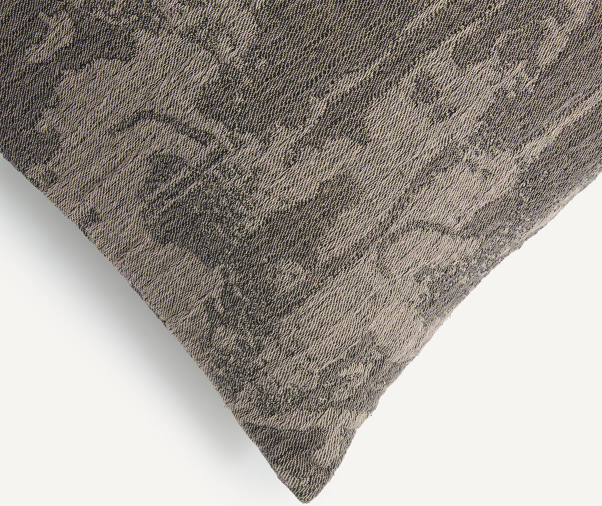 AM.PM Housse de coussin en jacquard de coton, LIV