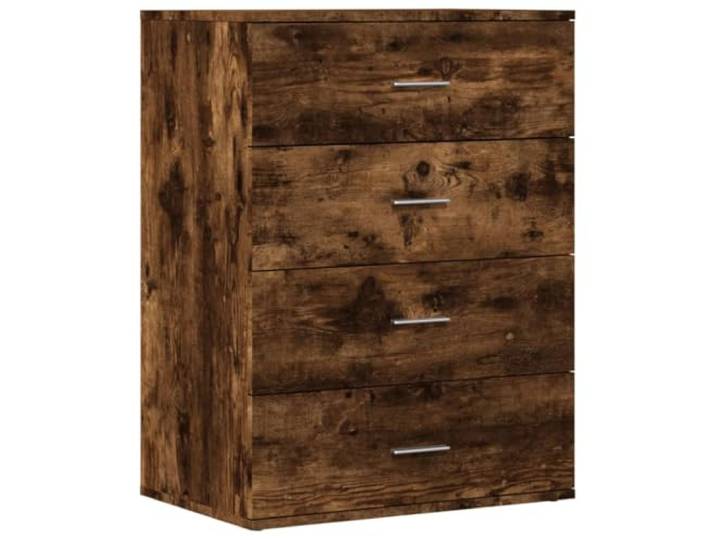 Roanoer Sideboard Räuchereiche 60x39x80 cm Holzwerkstoff Schrank Kompakter Kommodenschrank in Räuchereiche-Optik mit viel Stauraum für Wohnzimmer und Flur.