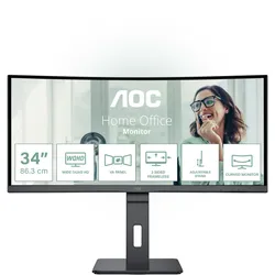 AOC CU34P3CV 34 Zoll UWQHD Curved VA LED 21:9 100 Hz Monitor