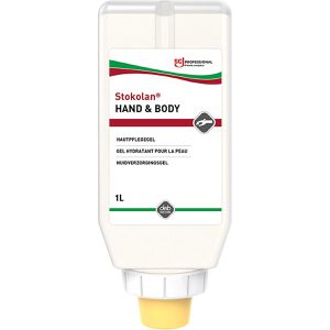 Stokolan Hautcreme Hand & Body, 99036376, Hautpflegegel, Softflasche 1 Liter