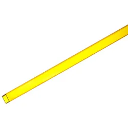 EUROLITE Leer-Rohr 10x10mm gelb 2m
