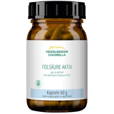 Folsäure Aktiv plus Vitamin B12 aktiv Kapseln 120 St