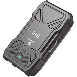 Viking Solární powerbanka TYR I (10000 mAh, 15 W), Powerbank, Schwarz