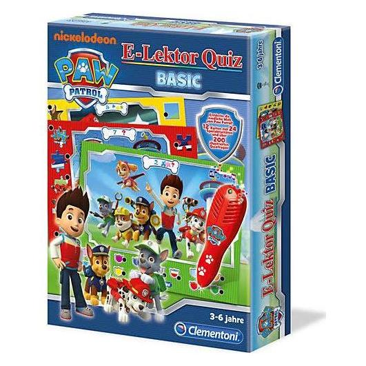 Clementoni E-Lektor Quiz Basic Paw Patrol (Deutsch, 3 - 6 Jahre) (69368)