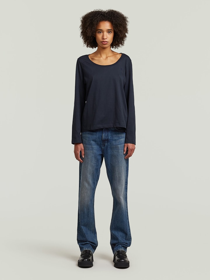 G-Star Longsleeve in Dunkelblau - XS