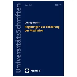 Regelungen zur Frderung der Mediation, Fachbücher von Christoph Weber