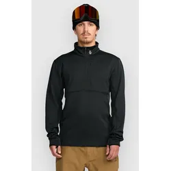 Volcom Gridlock Mock Neck Hoodie black Gr. XXL