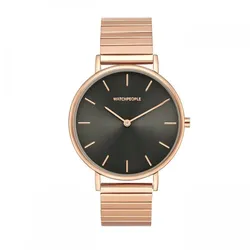 WATCHPEOPLE - PASSION FLEX - roségold - grau - roségold / 35 MM