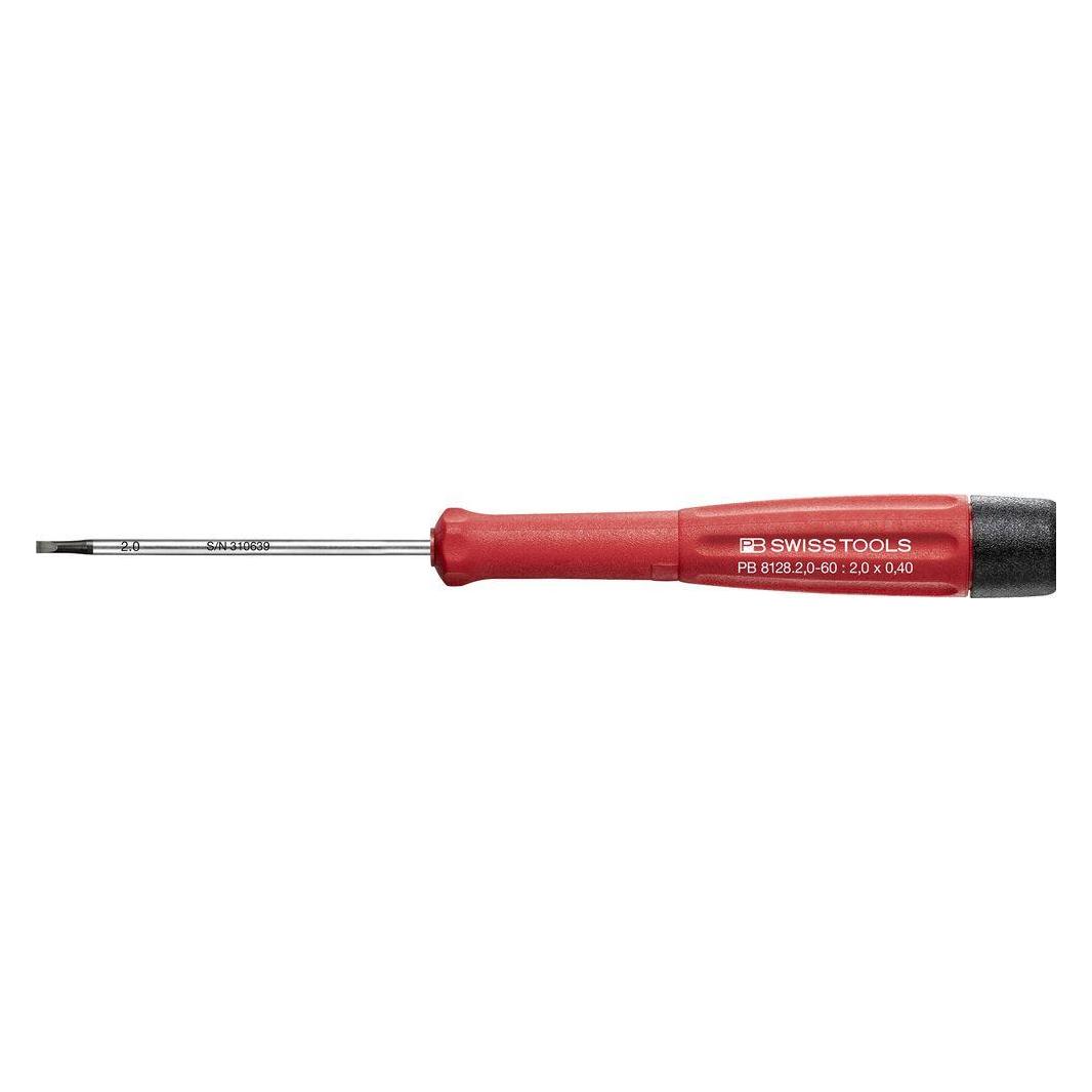 PB Swiss Tools Elektronik-Schraubenzieher (Schlitzschrauben) (PB 8128.2,0-60)