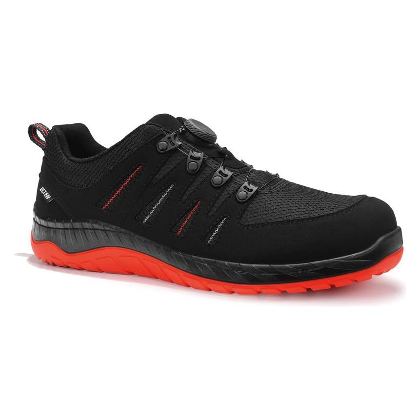 Elten Schuhe Maddox Boa Low ESD S3 SRC, schwarz/grau 40 (S3, 40) (204016)
