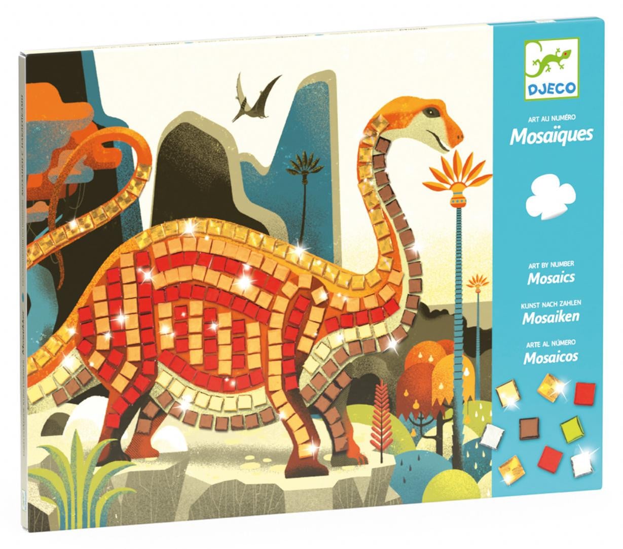 Djeco Creatief mozaïekspel Dinosaurussen