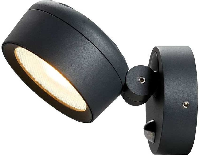 Slv Eskina Spot Sensor, Outdoor Wand- Und Deckenaufbauleuchte, Anthrazit, - Stand-, Wand- Und Deckenleuchten (Outdoor)