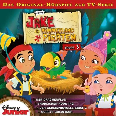 03: Der Drachenflug / Fröhlicher Hook-Tag / Der geheimnisvolle Schatz / Cubbys Goldfisch (Hörspiel zur Disney TV-Serie) - Kevin Campbell, Audio,