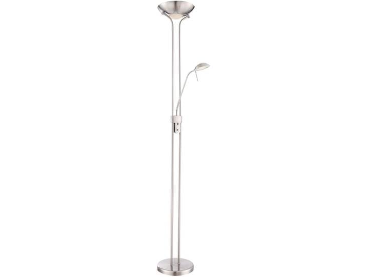 Stehlampe LED LEONAS variable Intensität 180cm 20W silberfarben